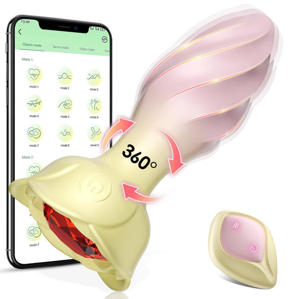 Spiral Textured Silicone Stimulator - Evofleur