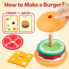 Montessori Stacking Toy - Burger Builders