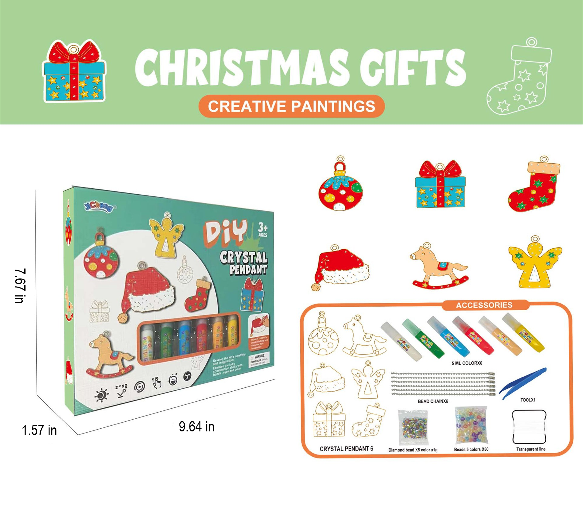 Do-It-Yourself Keyring Painting Kit - SparkleArt