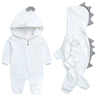 Cute Baby Onesie with Dinosaur Hood - DinoDream Onesie