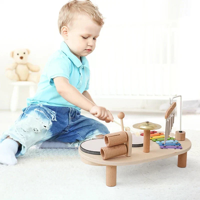 Creative Wooden Toy Music Station - MelodyMaker