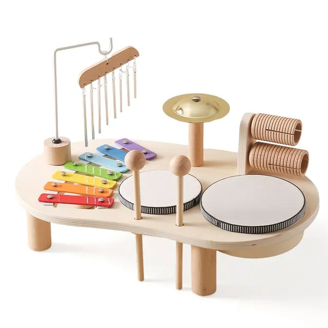 Creative Wooden Toy Music Station - MelodyMaker