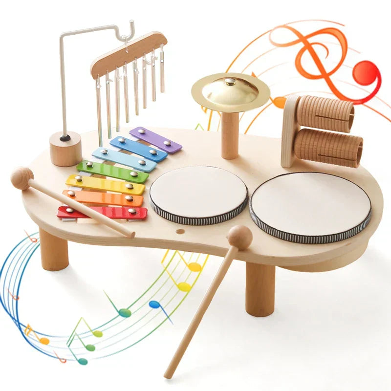 Creative Wooden Toy Music Station - MelodyMaker