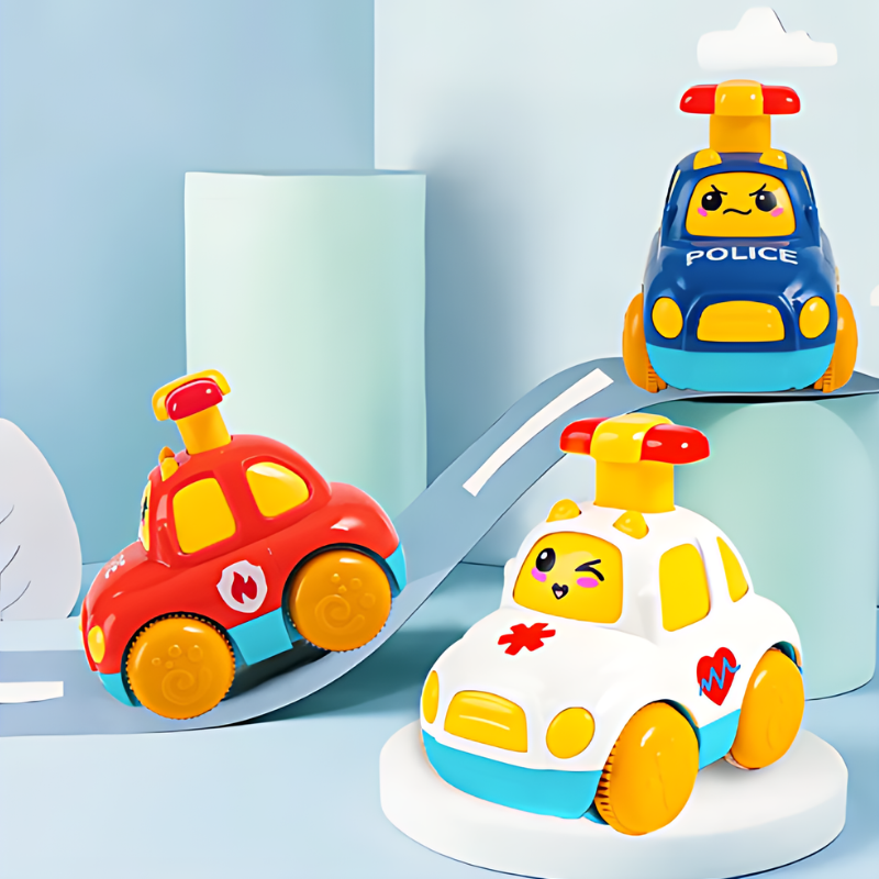 Toddler Rescue Toy Cars - TurboTrekker