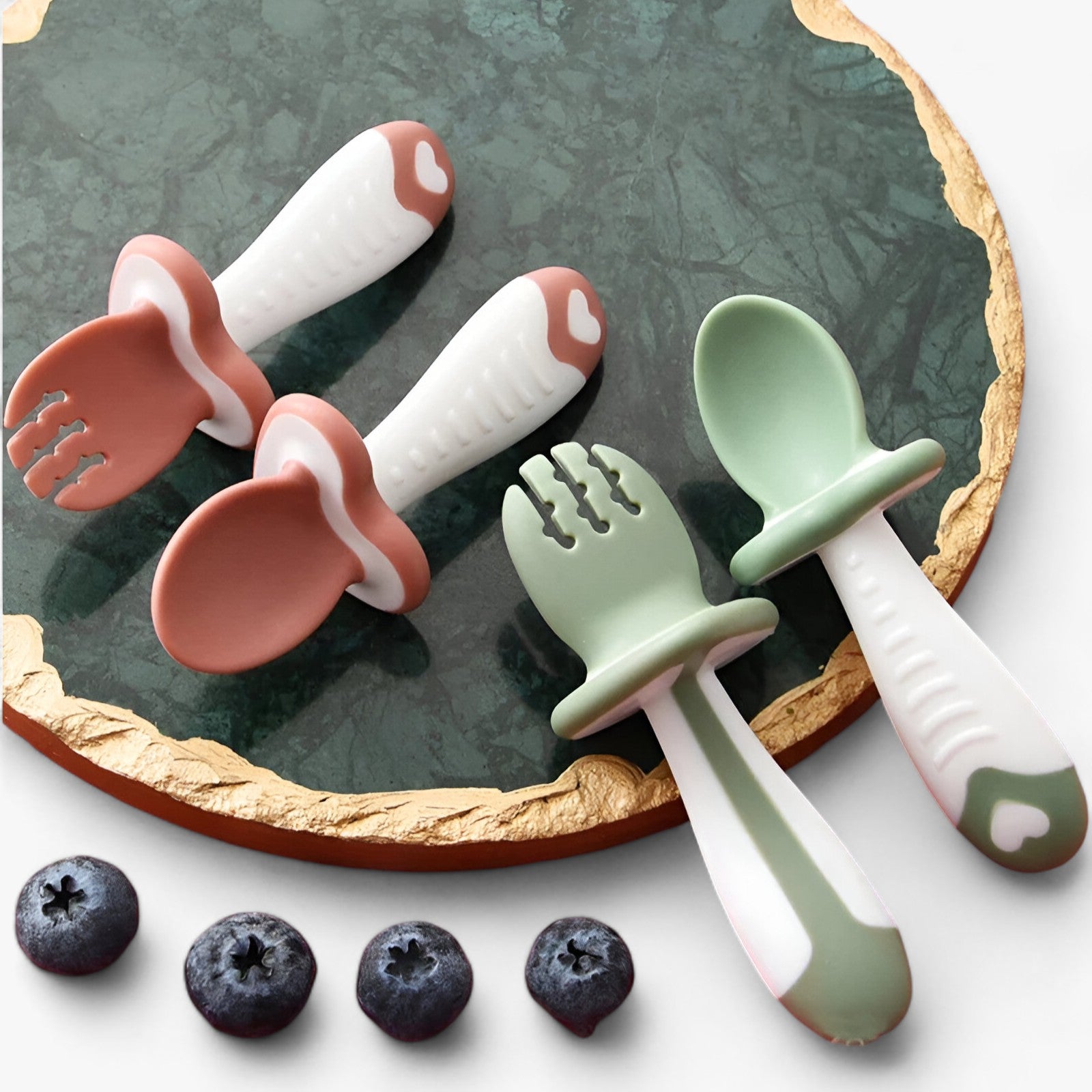 Silicone Cutlery Set for Little Ones - MiniMeal
