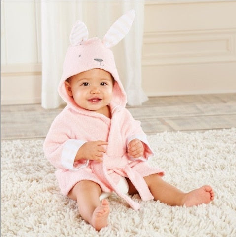 Soft Baby Animal Bathrobe - AnimalHug