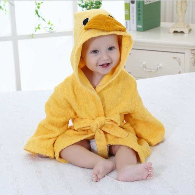 Soft Baby Animal Bathrobe - AnimalHug