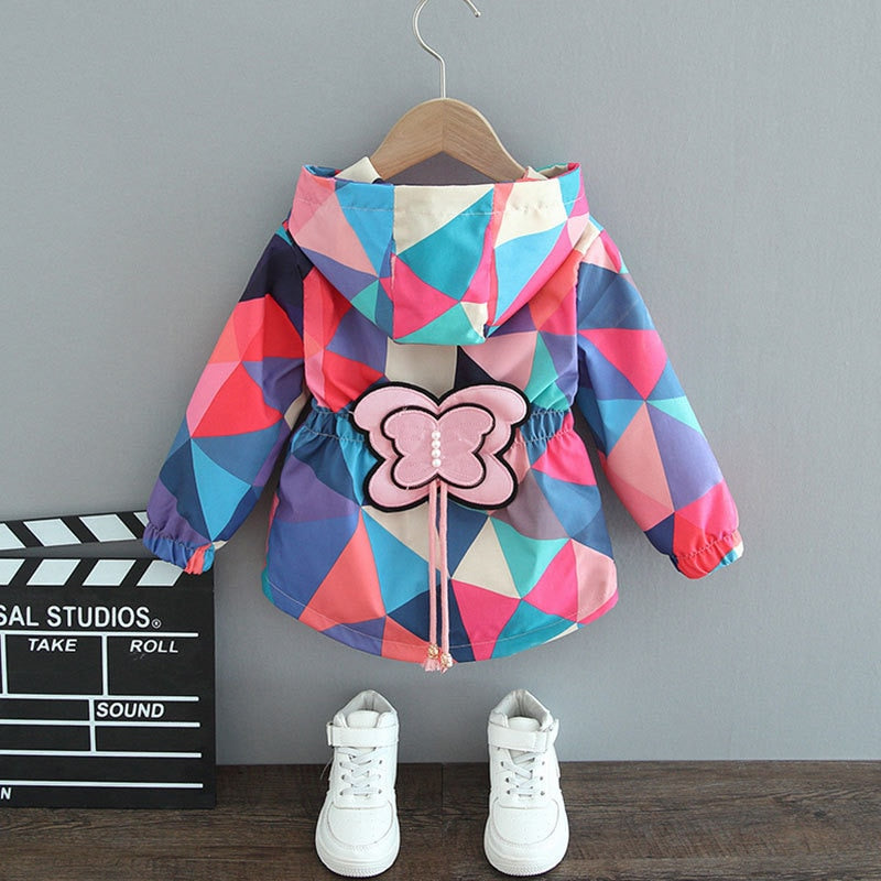 Trendy Butterfly Raincoat for Girls - ButterflySplash