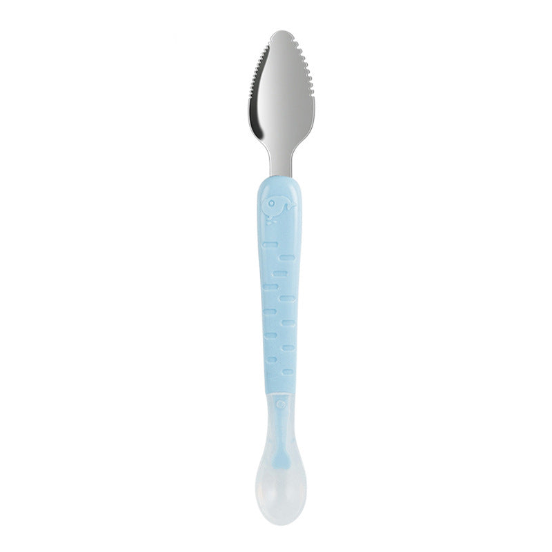 2-in-1 Silicone Baby Spoon - TinyTasties