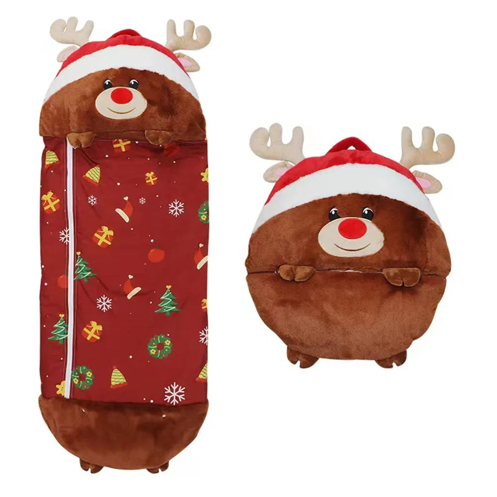 Plush Playmate and Sleeping Bag in One - SnoozeBuddy